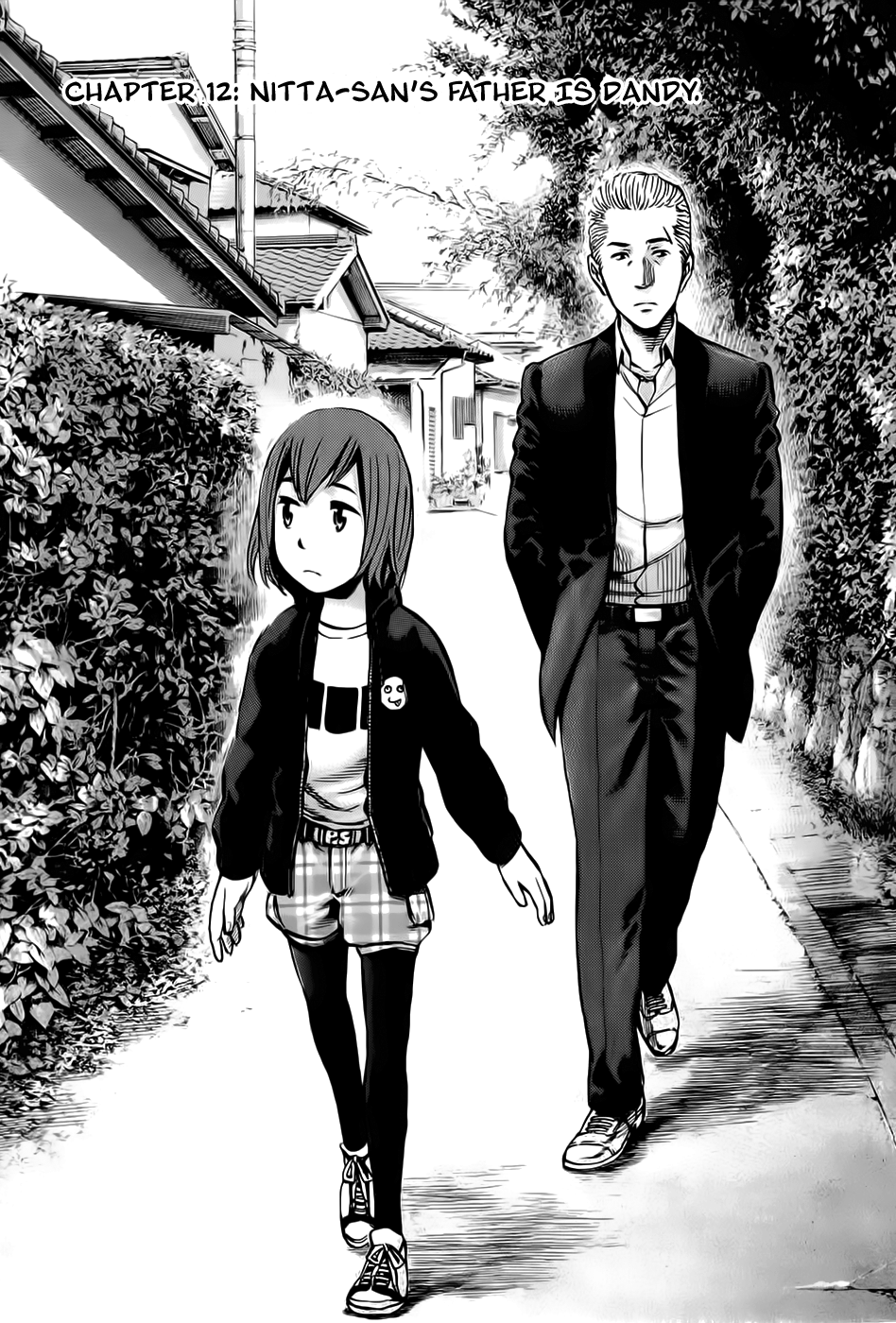 Hinamatsuri Vol.3-Chapter.12-Nitta-san's-Father-is-Dandy Image